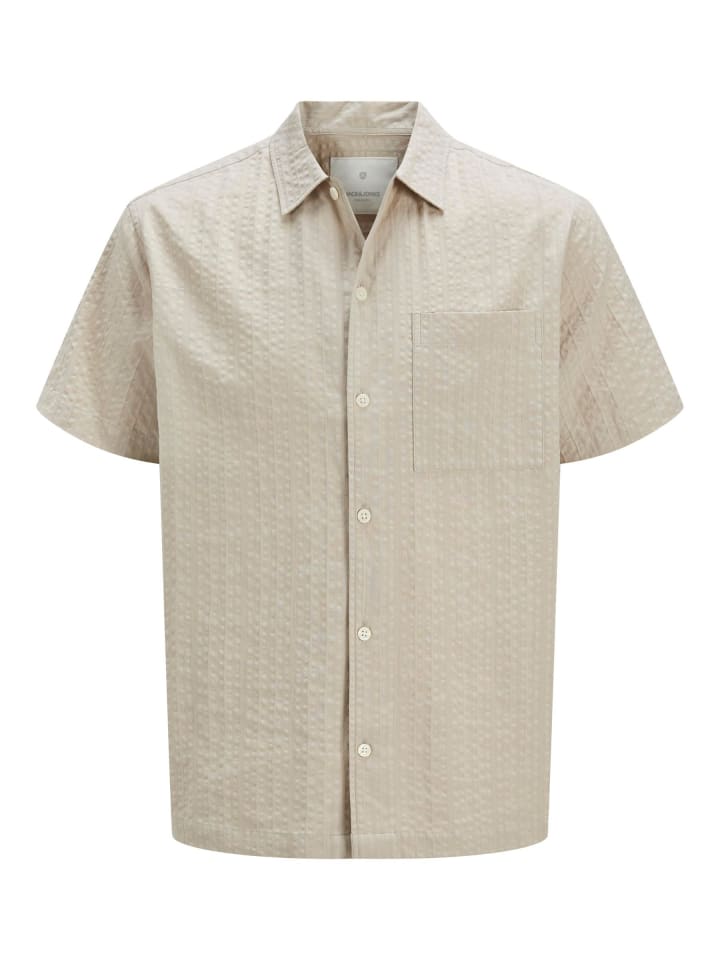 JACK & JONES PLUS Hemd in Silver Lining günstig kaufen