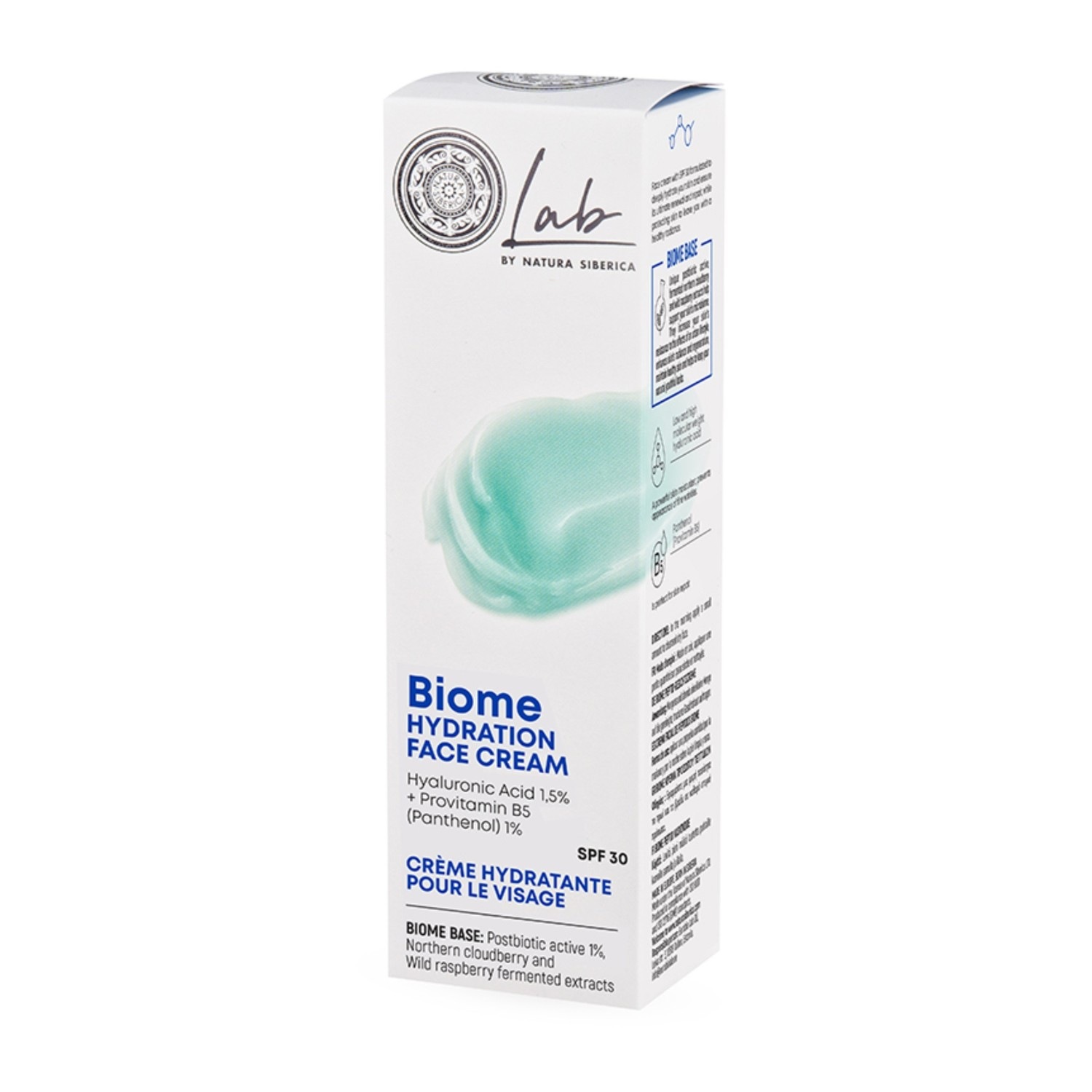 Cremă hidratantă de față Natura Siberica LAB BIOME SPF 30