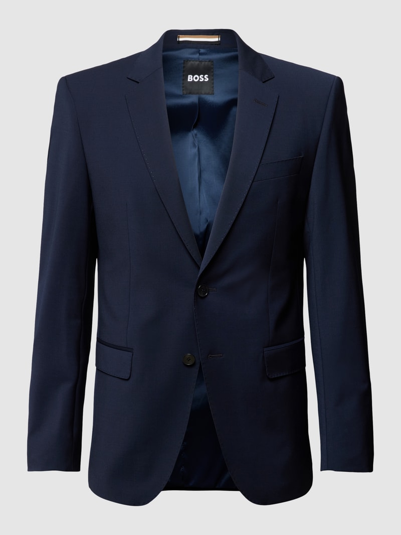 2-Knopf-Sakko mit Kissing Buttons Modell 'Huge' in marineblau