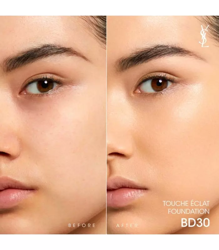 TOUCHE ECLAT LE TEINT Fond de teint hydratant & tenue 24H, naturel & lumineux