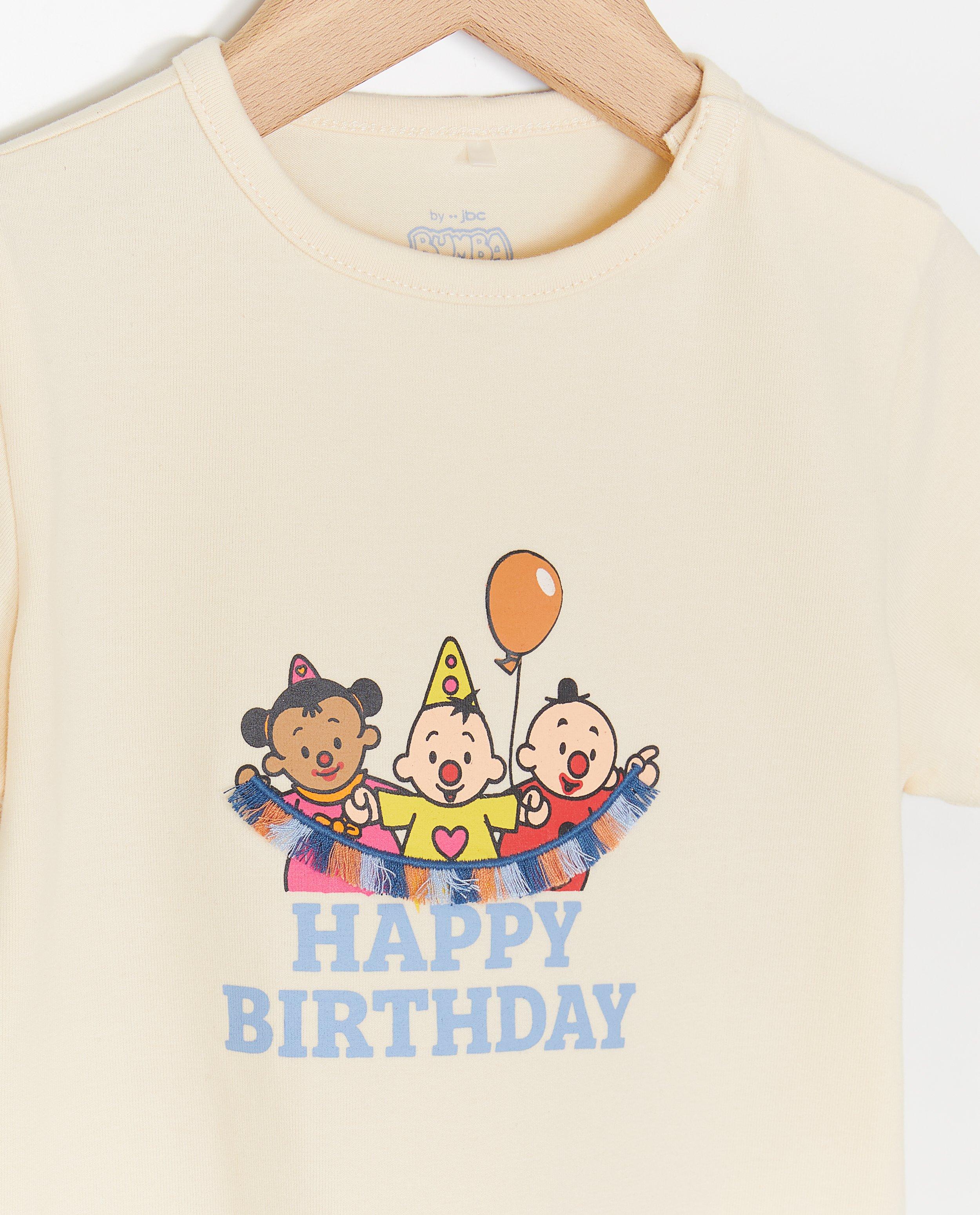 Bumba T-shirt med tryck Bumba vit