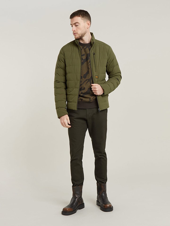G-Star Steppjacke in Khaki günstig kaufen