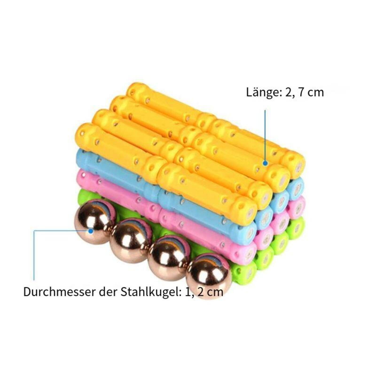Dekomagnet 78 Stücke Puzzle Magnetische Bausteine Spielzeug Magnet, Devenirriche