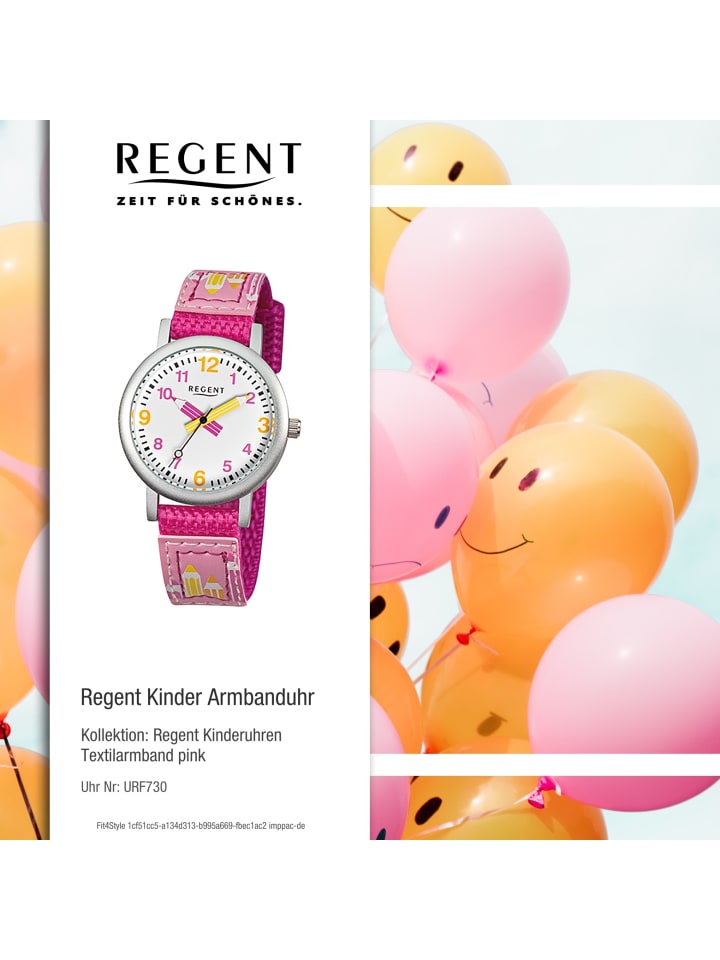 Regent Analog-Armbanduhr Regent Kinderuhren pink klein (ca. 29mm) günstig kaufen onesize