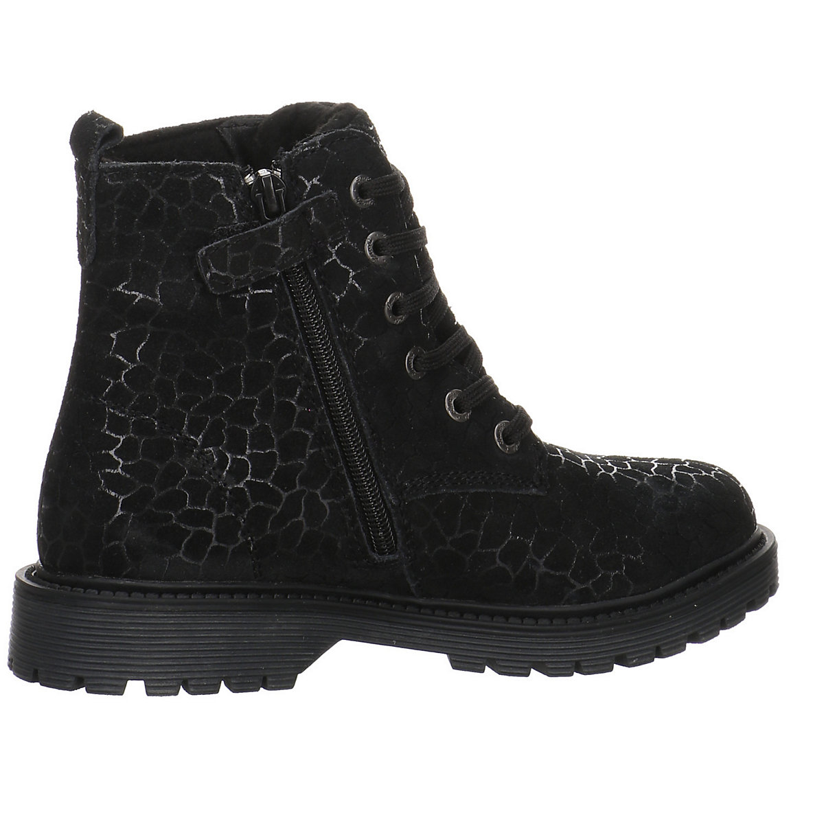 Mädchen Stiefel Schuhe Xilly-Tex Boots Kinderschuhe Veloursleder gemustert Halbschuhe