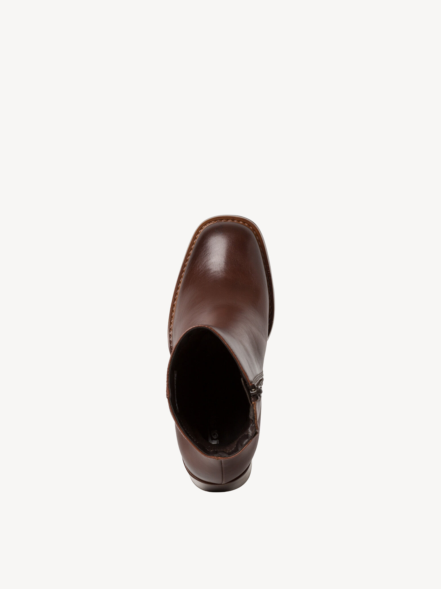 Bottine en cuir - marron