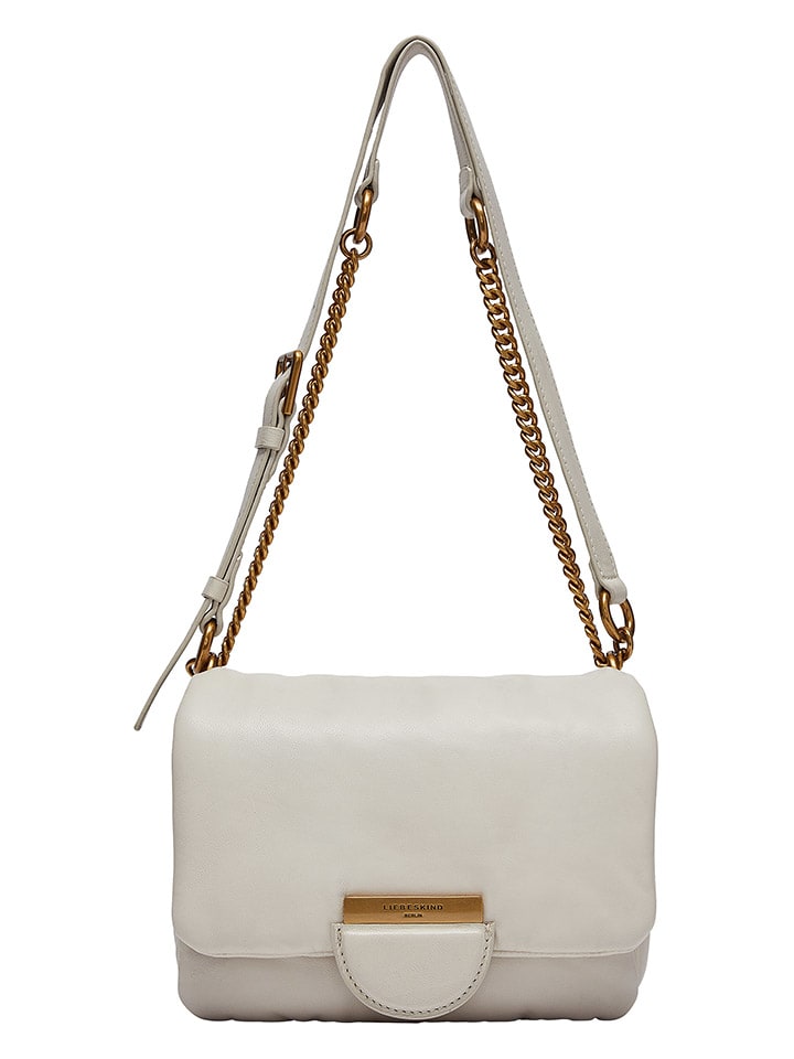 LIEBESKIND BERLIN Leder-Umhängetasche in Weiß - (B)21 x (H)14 x (T)6 cm günstig kaufen onesize