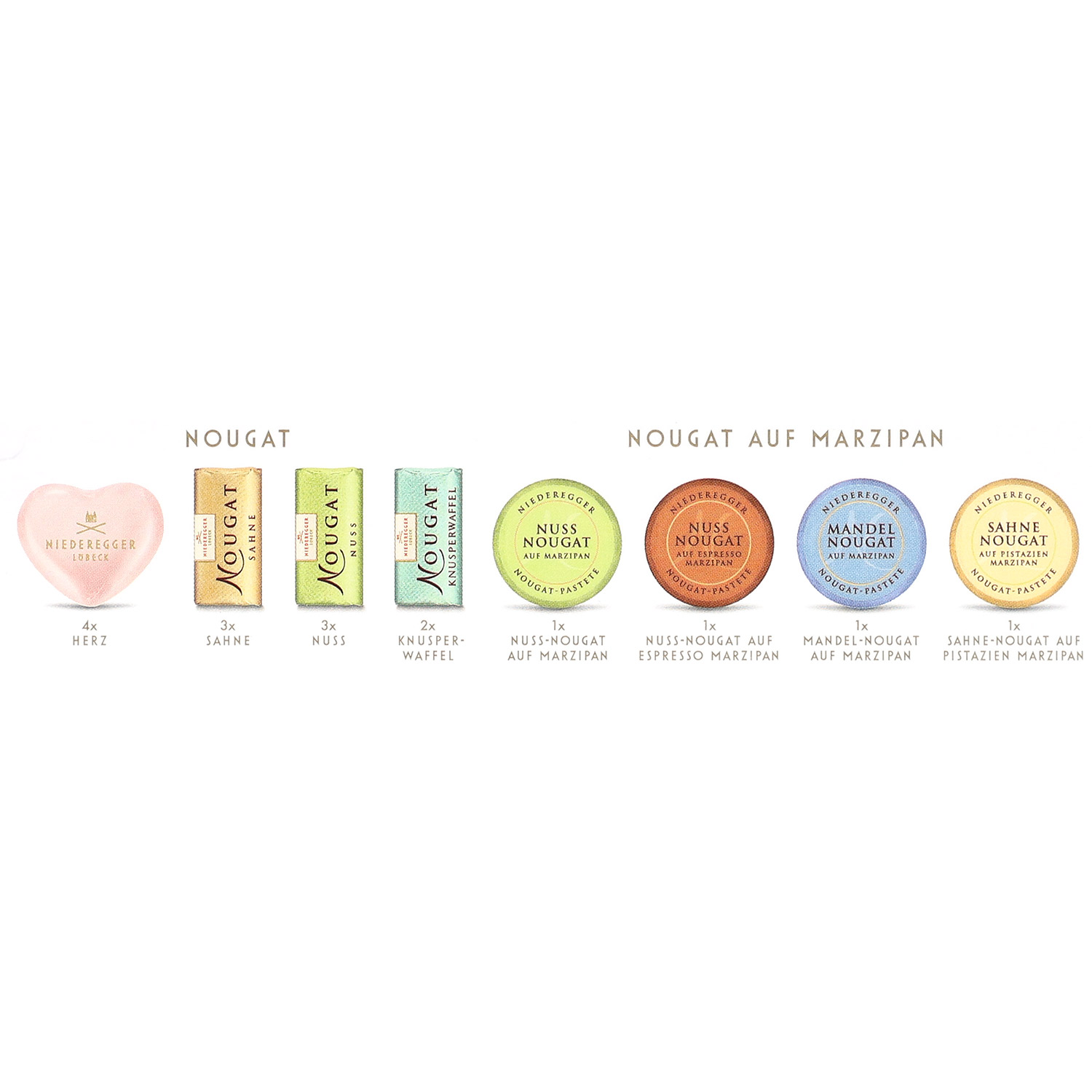 Niederegger Nougat Nougaterie 206g