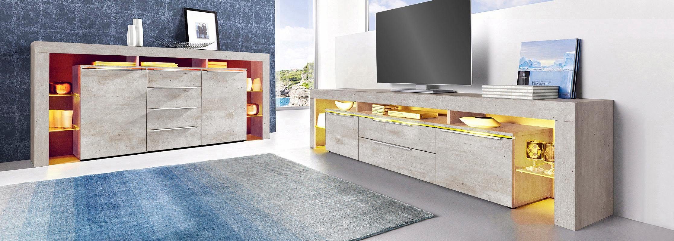 borchardt Möbel Sideboard Lima, (192 oder 220 cm)