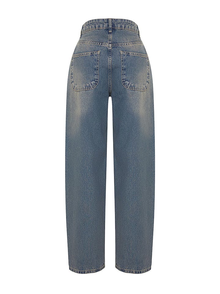trendyol Jeans - Mom fit - in Hellblau günstig kaufen