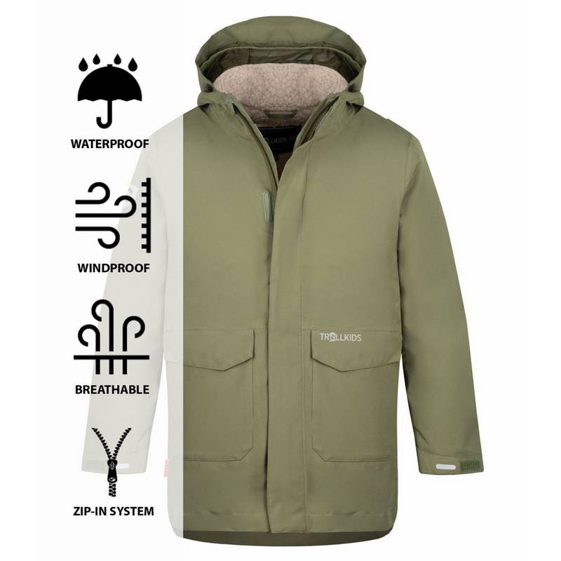 Trollkids Laksefjord Winterjacke Kinder