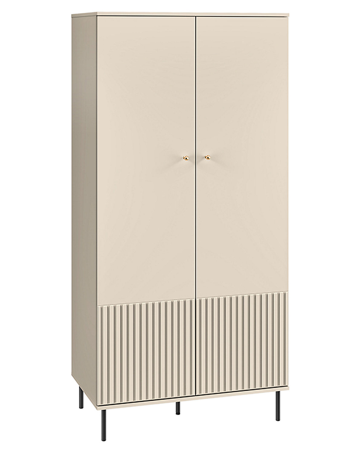 Kleiderschrank Sophie Garderobenschrank 92x53x190cm 2-türig