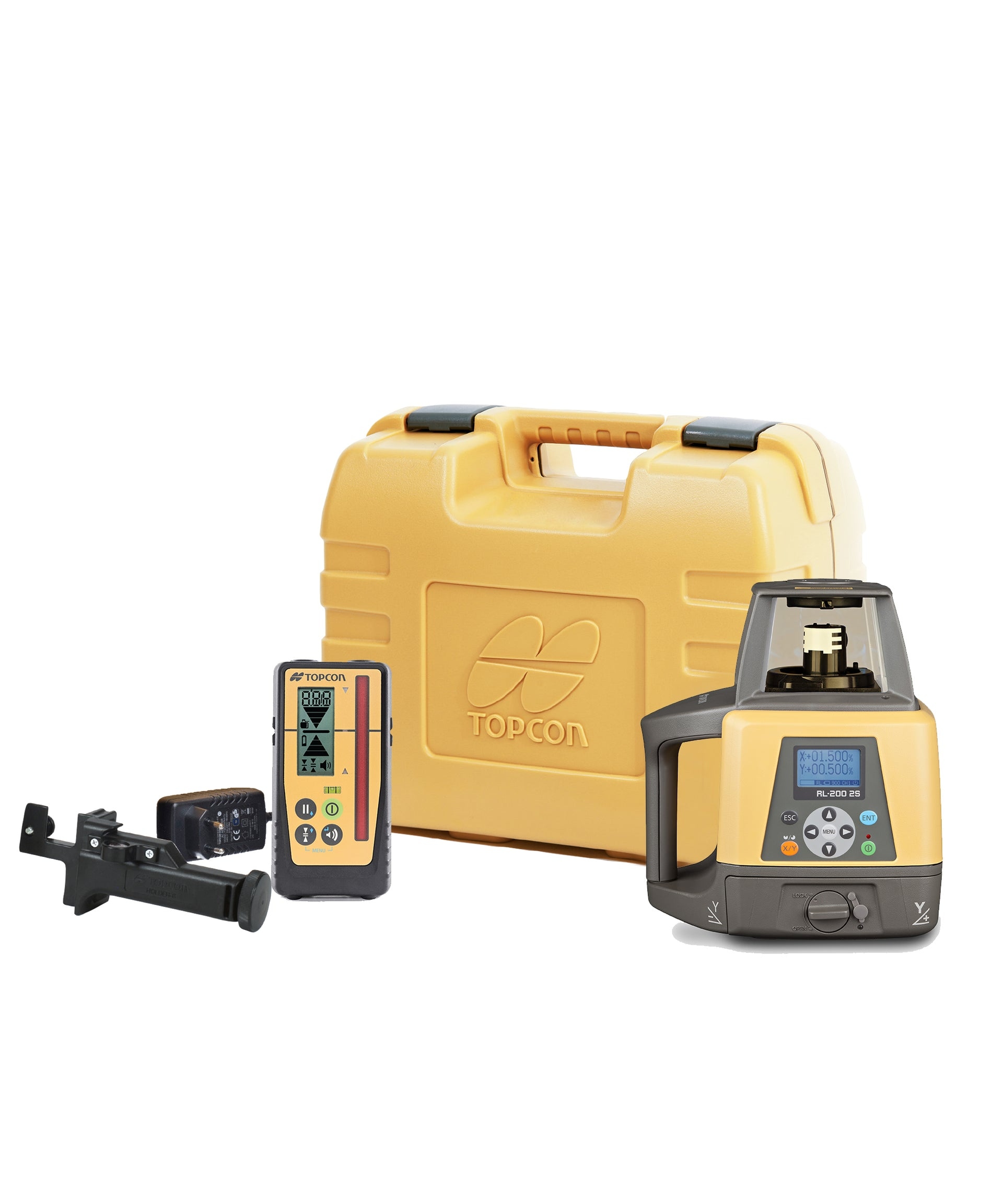 Topcon 314920474 RL-200-2S + LS-100D statybinis lazeris su dvigubu nuolydžiu