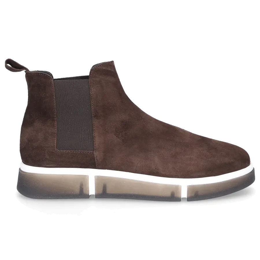 V Design - Chelsea Boots BEATLESS Kalbsveloursleder - braun