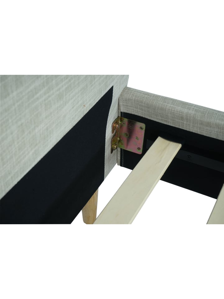 MCW Polsterbett J98 mit Lattenrost, 180x200cm creme-beige günstig kaufen onesize