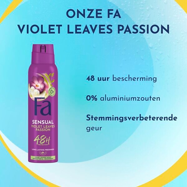 Fa Violet Leaves Passion -deodoranttisuihke 150ml