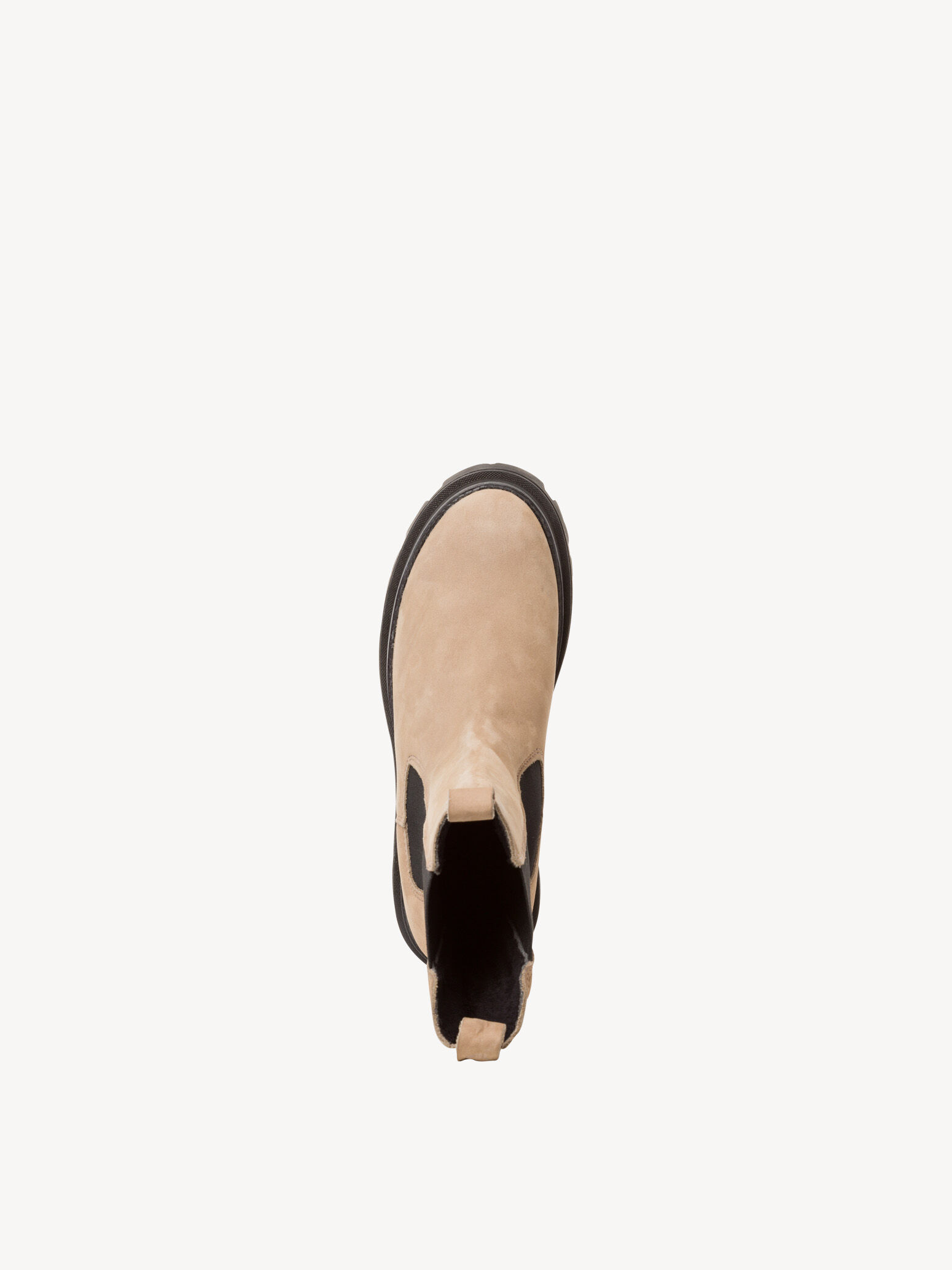 Bottine Chelsea en cuir - marron