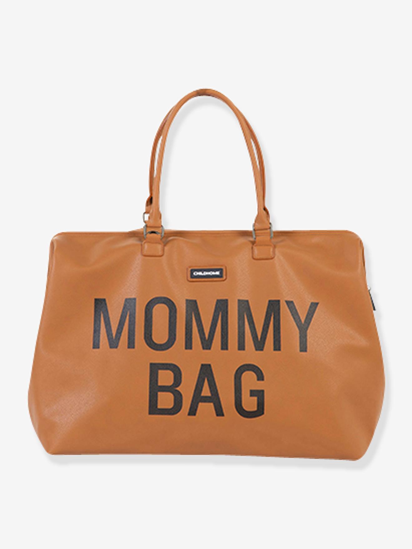 Childhome Große Wickeltasche MOMMY BAG, Lederoptik CHILDHOME - braun