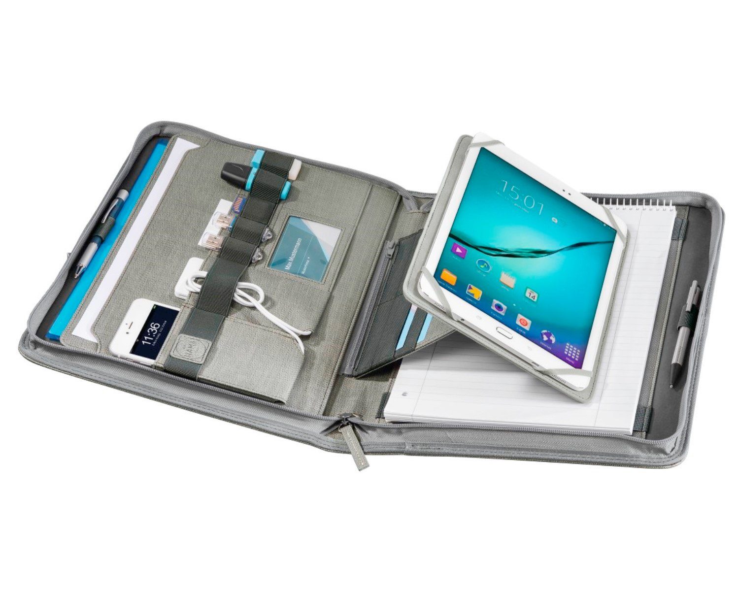 Hama Tablet-Hülle 3in1 Tablet-Organizer A4 Tasche Hülle, Business Case für 9,7