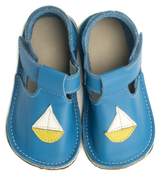 ZeaZoo ~ Hausschuh Corela ~ Blau mit Boot