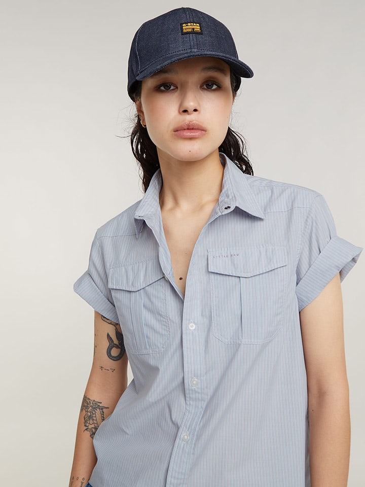 G-Star Bluse in Hellblau günstig kaufen