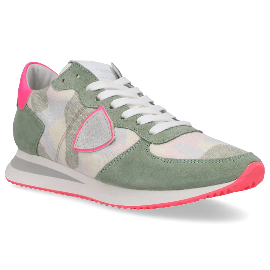 Philippe Model - Sneaker low TZLD-CN24 Veloursleder - pink