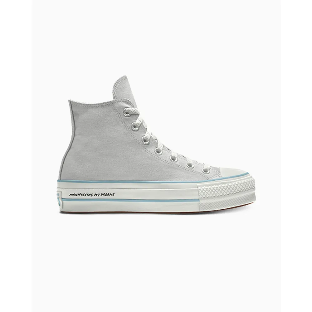 Converse Custom Chuck Taylor All Star Lift Platform Canvas By You 171209CSP24_FOSSILIZED_NY / blau