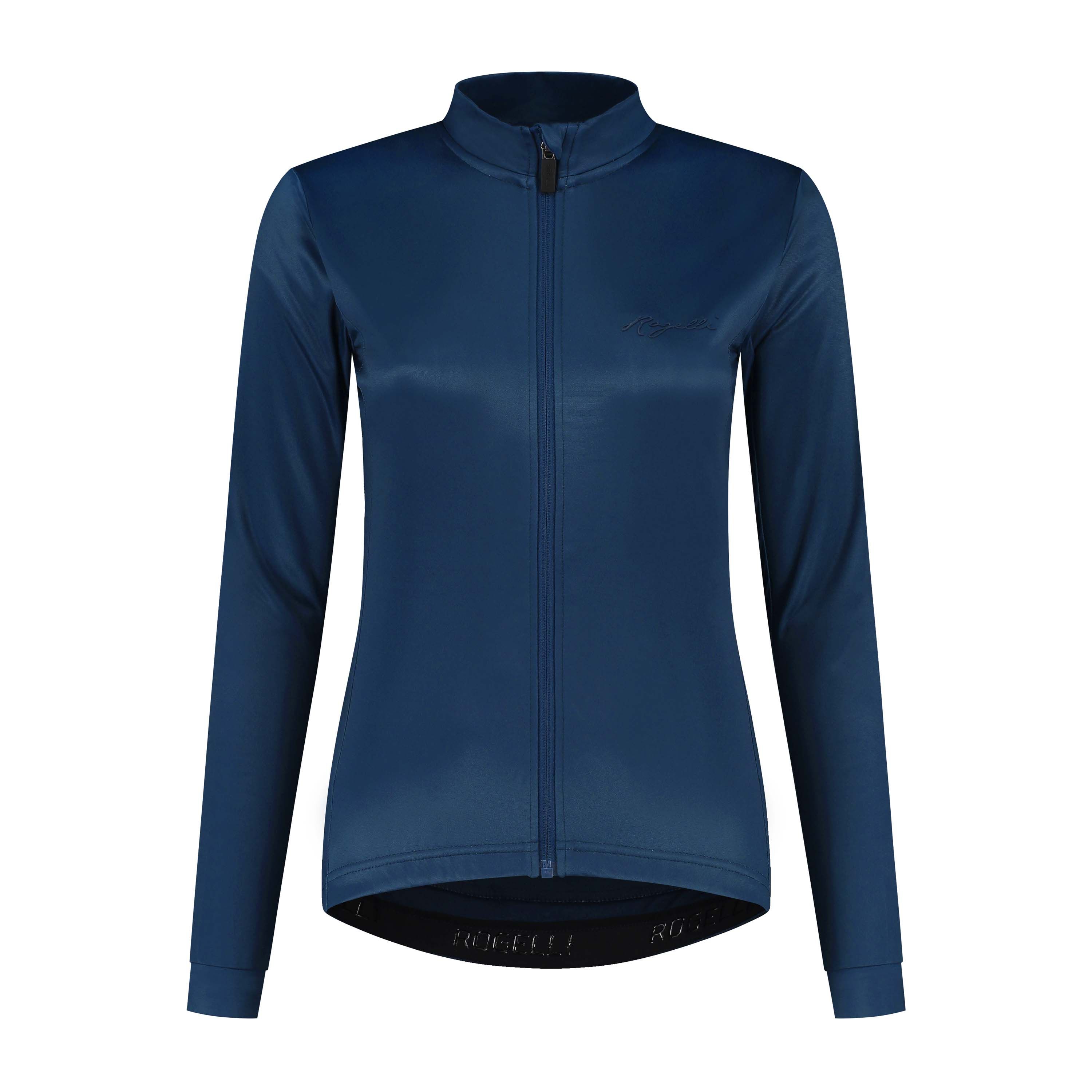Rogelli Core Navy Damen Langarm-Radtrikot