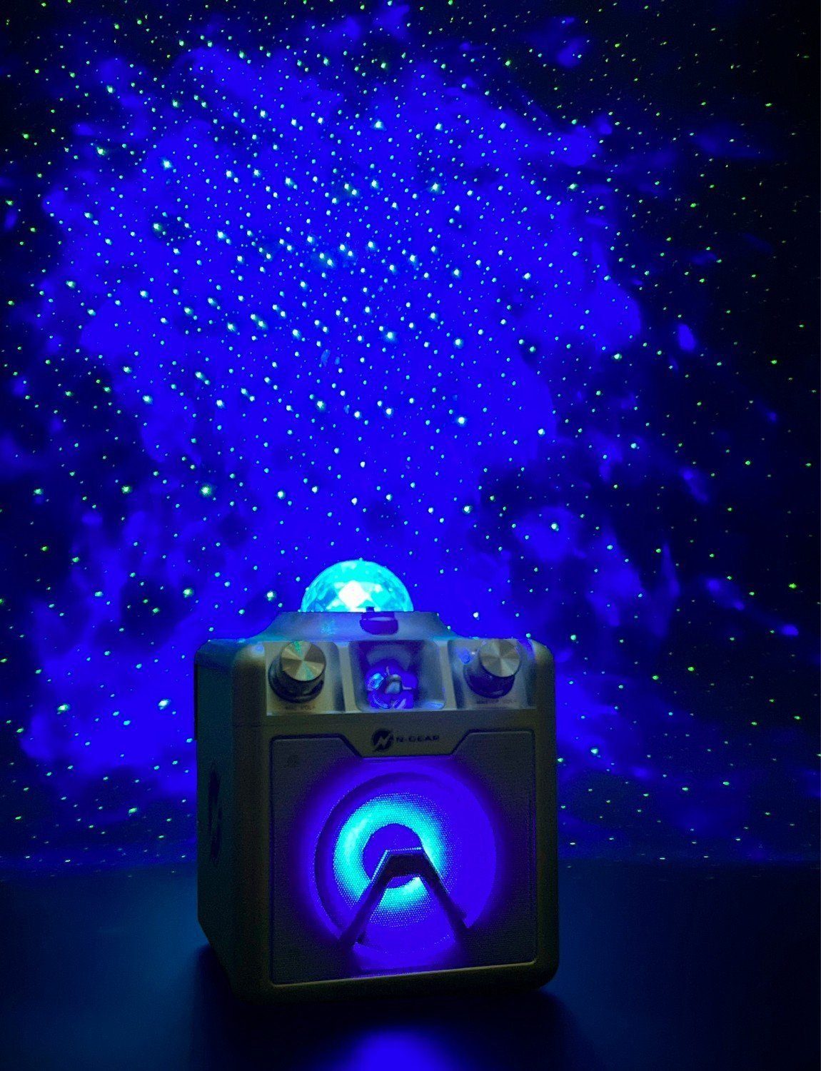 N-GEAR Party Disco Star710 Bluetooth Lautsprecher Karaoke Laser Licht Bluetooth-Lautsprecher (Bluetooth)