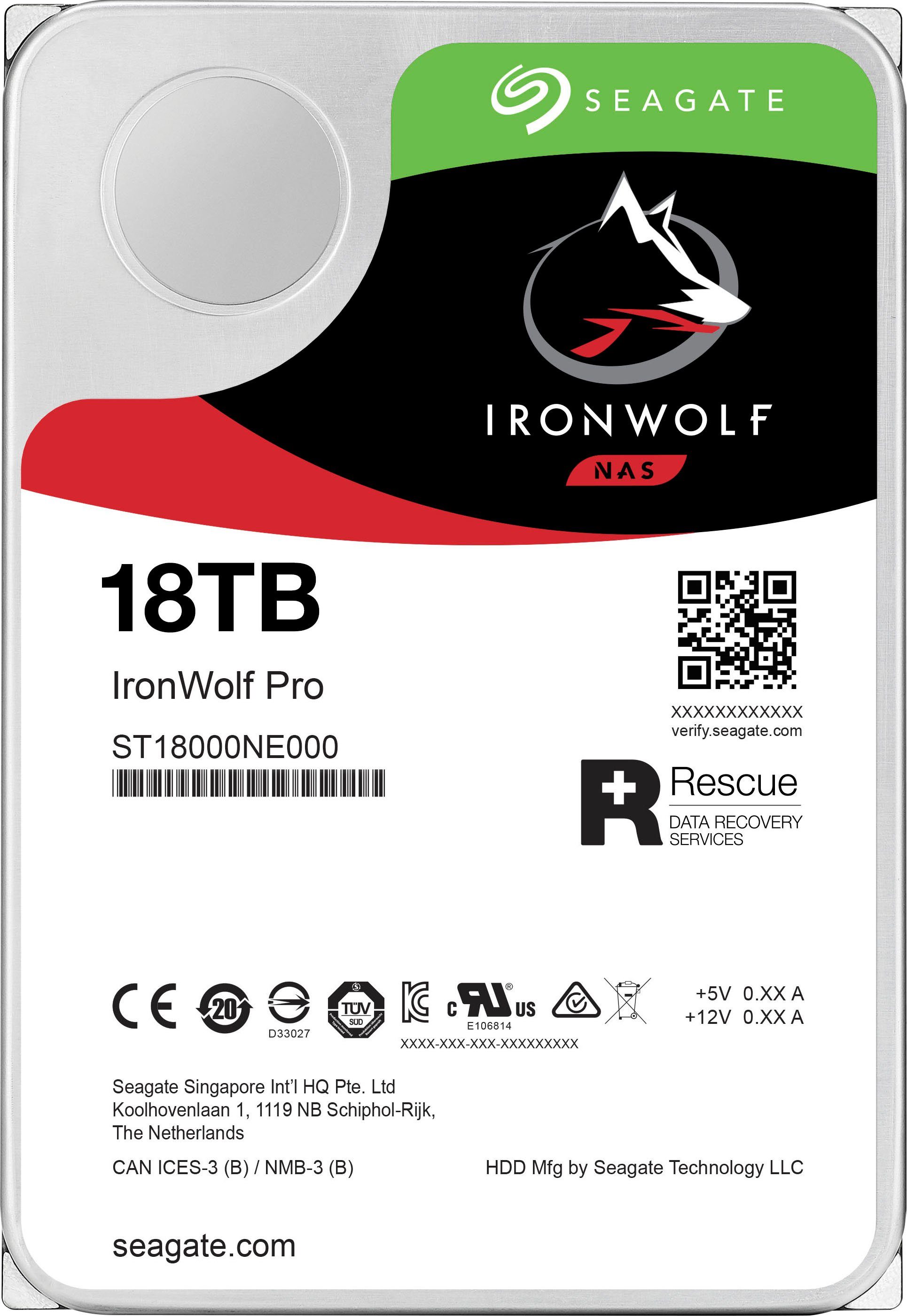 Seagate IronWolf Pro HDD-Festplatte (18 TB) 3,5