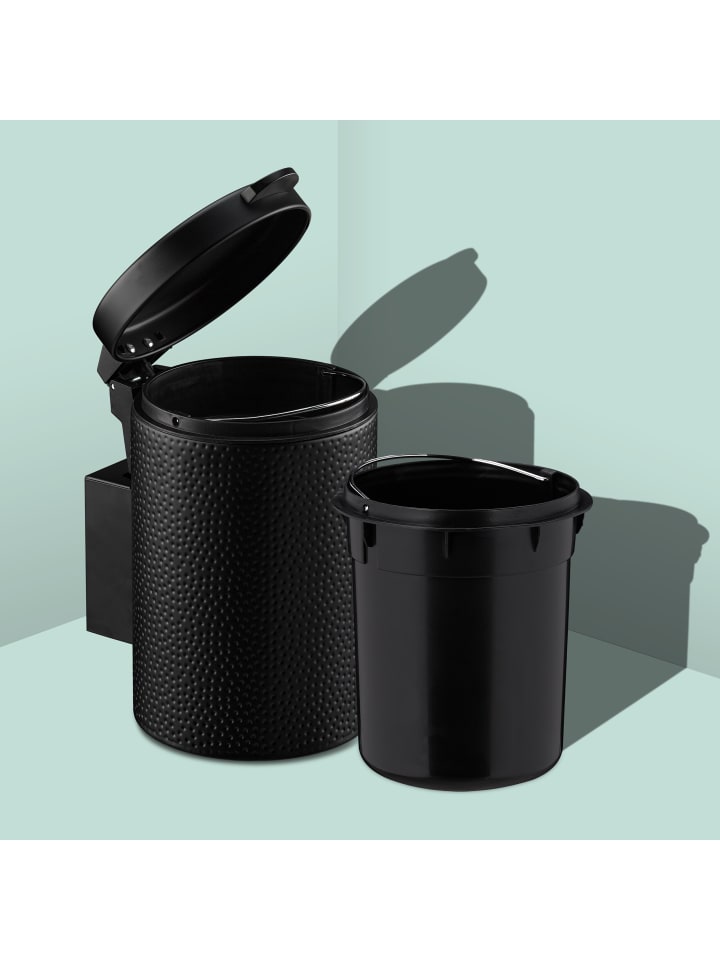 relaxdays Kosmetikeimer in Schwarz - 3 Liter günstig kaufen onesize