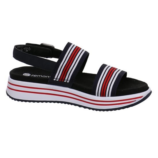 REMONTE Klassische Sandalen blau Sandalette