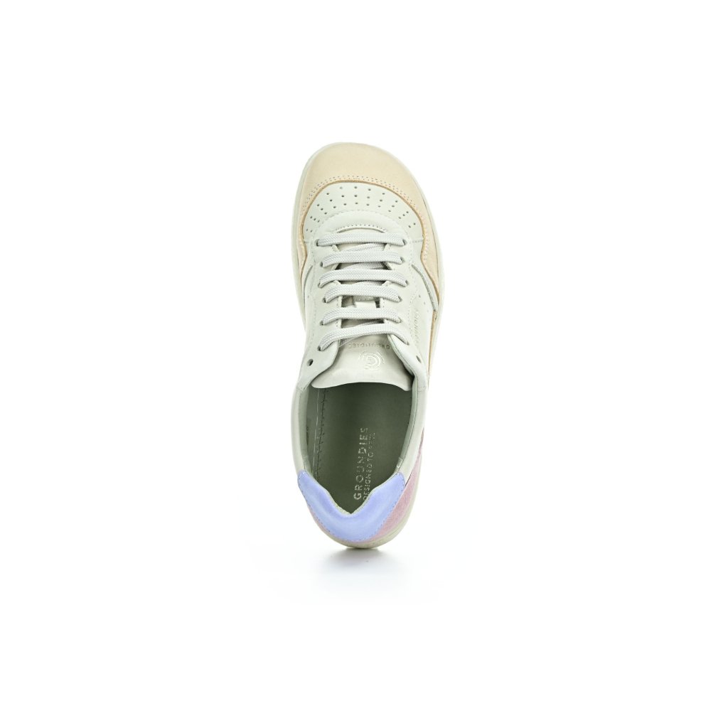 Groundies Nova GS Beige Lavender Barfußsneaker