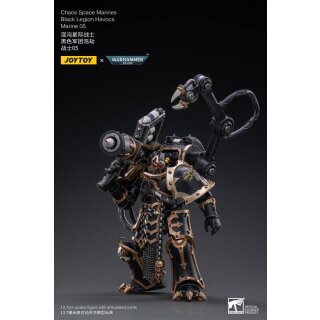 Warhammer 40k Actionfigur 1/18 Black Legion Havocs Marine 05 14 cm