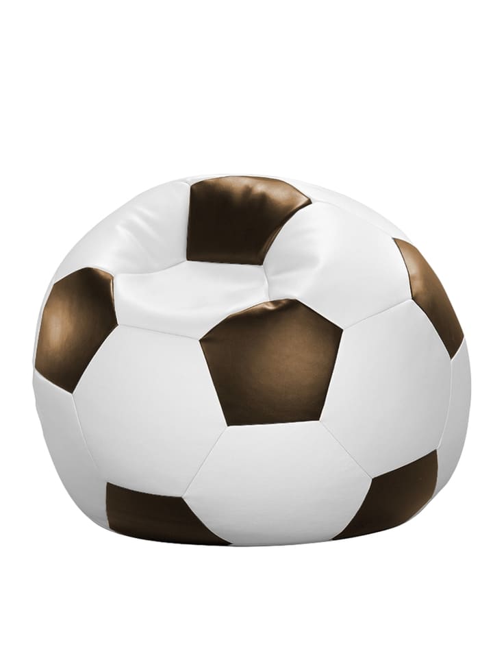 Linke Licardo Sitzball aus Kunstleder in weiß/braun günstig kaufen onesize
