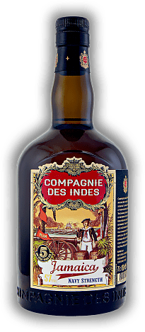 Compagnie Des Indes Jamaica 5 Jahre Navy Strength 57% Compagnie Des Indes Jamaica 5 Jahre Navy Strength 57%  Alter 5 J. - 0,7	 Liter - Vol 57%