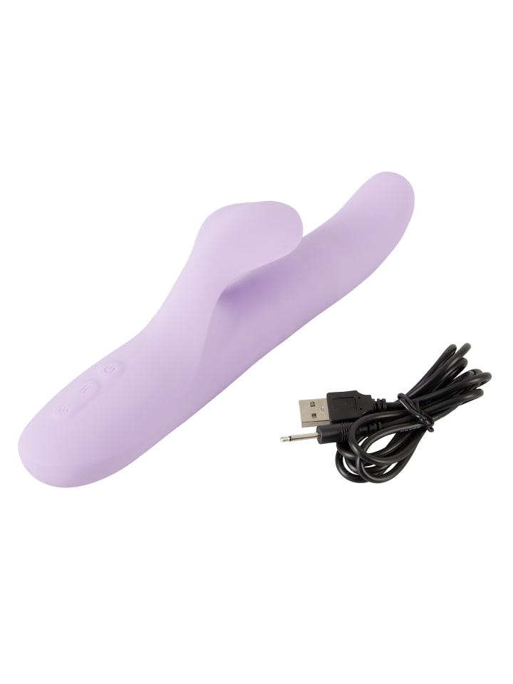 Sweet Smile Rabbitvibrator Thrusting Pearl Vibrator in lila günstig kaufen 23,5