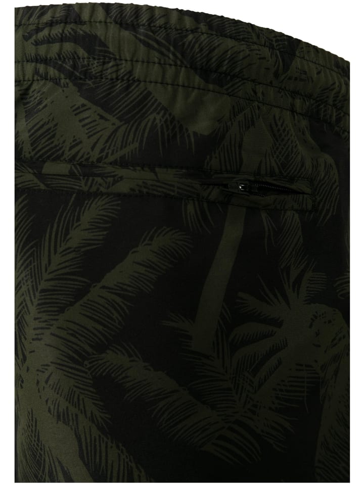 Urban Classics Urban Classics Badeshorts in palm/olive günstig kaufen