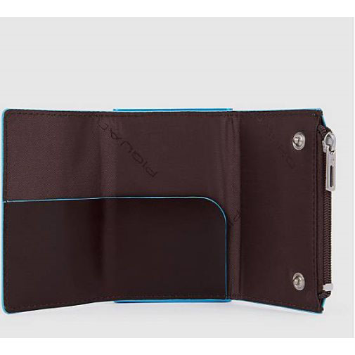Piquadro Black Square Kreditkartenetui Leder 6.5 cm