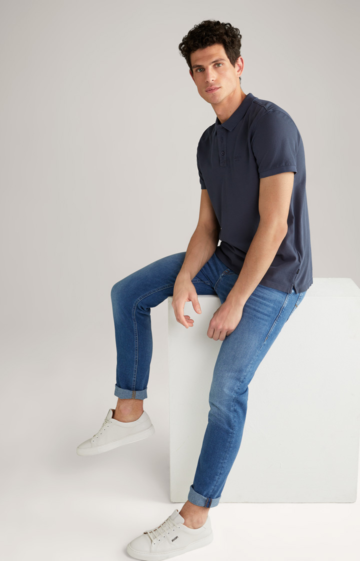 Poloshirt Ambrosio in Dunkelblau