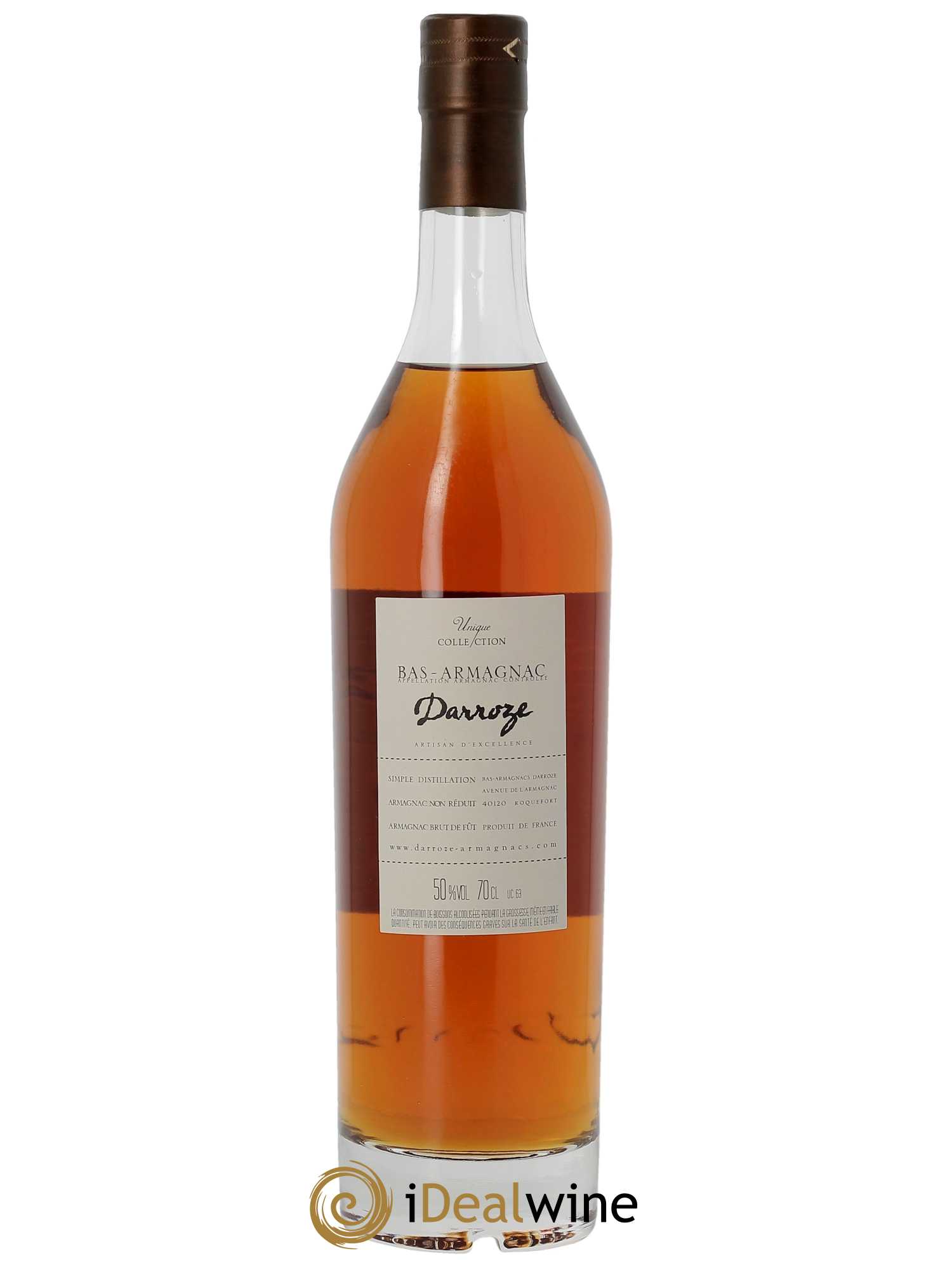 Bas-Armagnac Domaine de Paguy Darroze (70 cl) 2002 - Lot de 1 Bouteille
