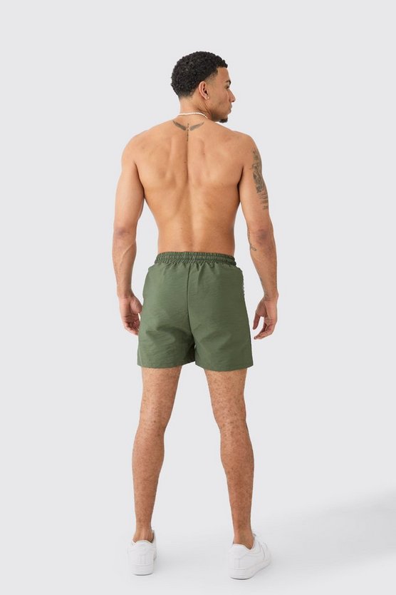 Kurze Badehose in Knitteroptik