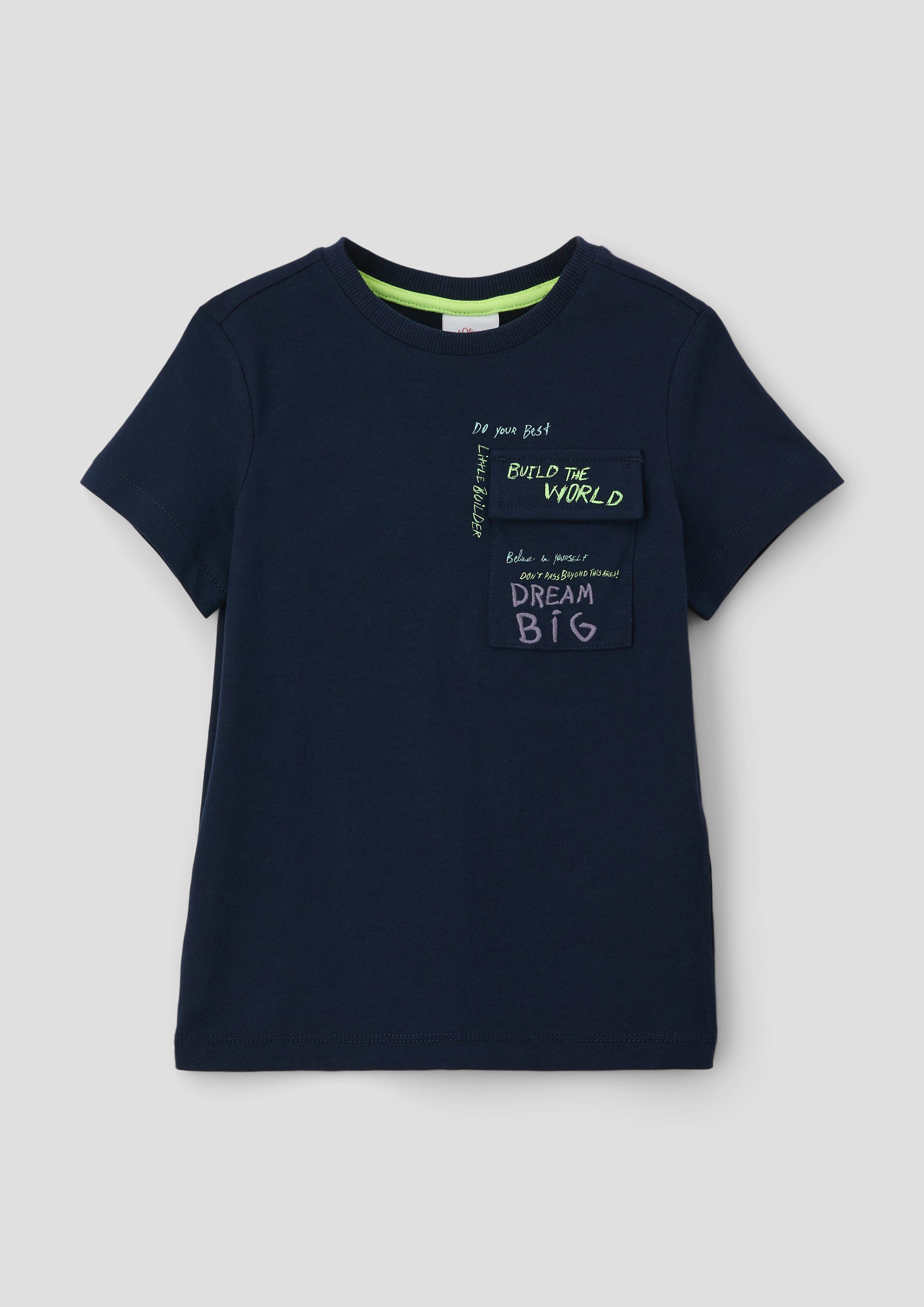 T-Shirt mit Brusttasche  2140419-5952