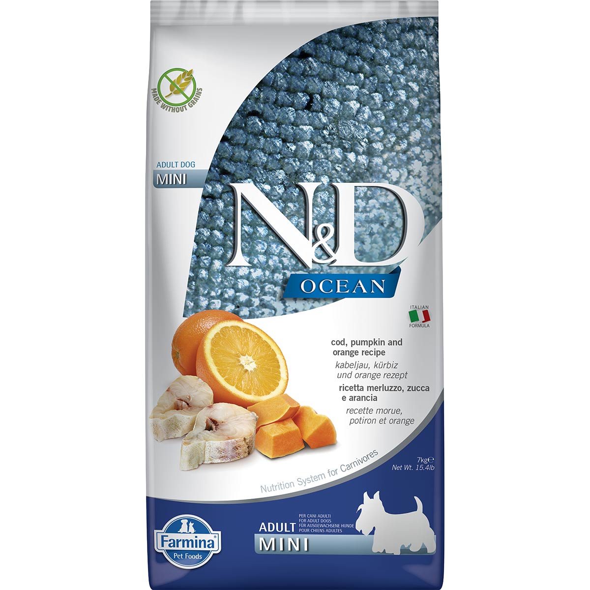 Farmina N&D Ocean Dog Kabeljau Adult Mini kaufen bei ZooRoyal