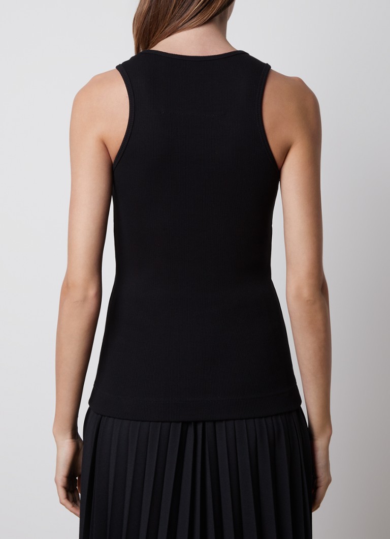 Canotta Givenchy a coste con logo