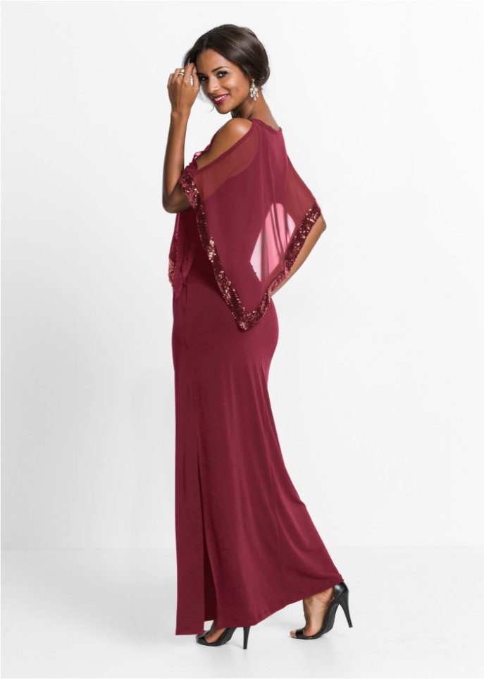 Maxikleid mit Pailletten
