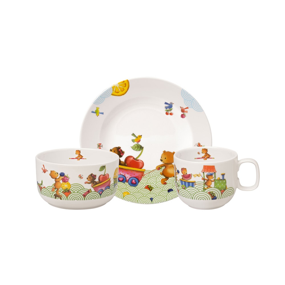 Villeroy & Boch Set 3pcs EF Hungry as a Bear Vaisselle pour enfant