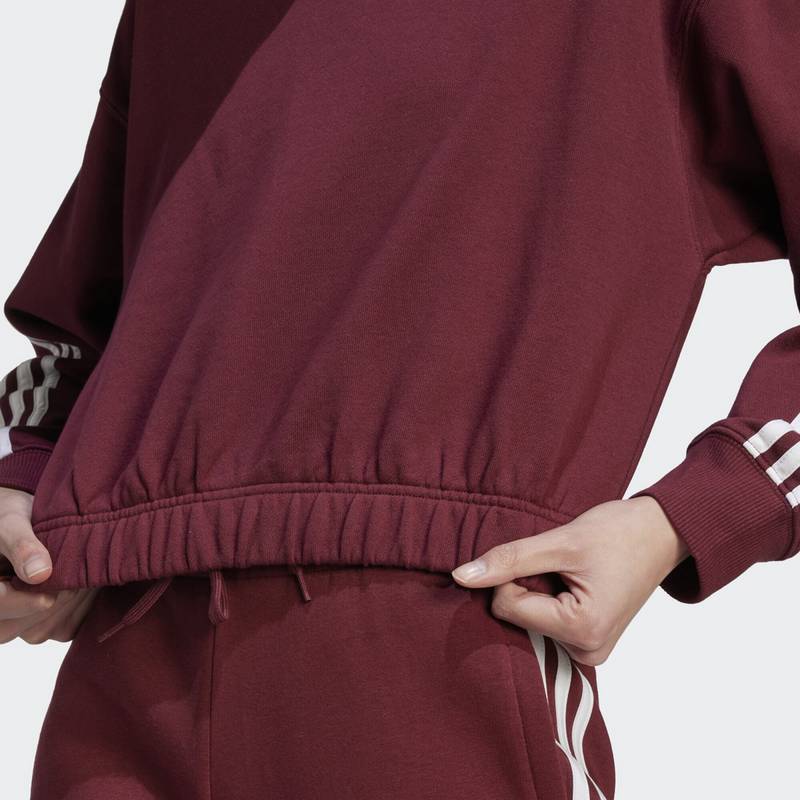 adidas Essentials 3-Streifen Crop Sweatshirt Sweatshirt Damen