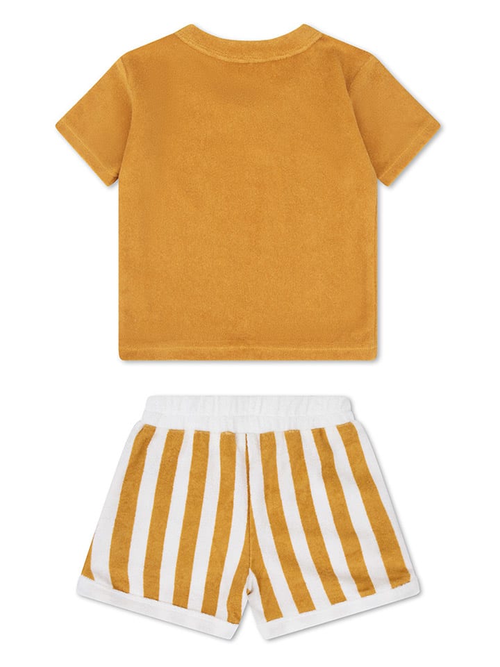 Swim Essentials 2tlg. Outfit ''Flow'' in Hellbraun/ Weiß günstig kaufen