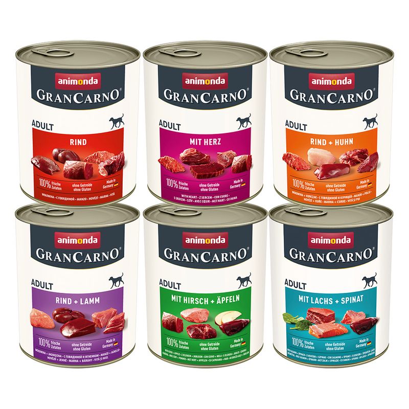 animonda GranCarno 800g x 24 - Sparpaket zu TOP-Preisen | bitiba